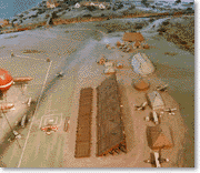 Diorama in the Aviation Room at the Dominguez Adobe, 2000