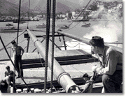 U.S. Maritime Service training in Avalon Bay during World War II, c. 1940s
