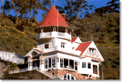 Holly Hill House built by Peter Gano in 1890 overlooking Avalon Bay