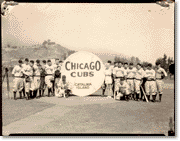 Chicago Cubs team photo on Catalina Island, c. 1930s