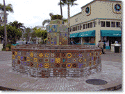 Fountain at intersection of Crescent and Sumner, 2000