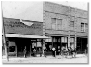 The M. Gilman grocery store in Gardena, c. 1900s