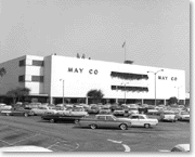 May Company building in Lakewood, mid-1960s