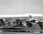 Newly completed Lakewood civic center, c. 1960