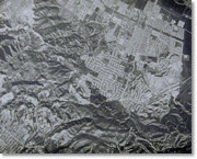 Aerial view of Hacienda Heights, 1965