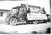 W. R. Rowland Ranch parade float, c. 1920s