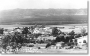 Puente townsite from Puente Hill, c. 1930s
