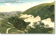 Construction of Turnbull Canyon Road, c. 1915
