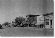 North side of Bonita Avenue, looking west from San Dimas Avenue, 1920
