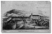 Painting of San Gabriel Mission