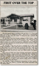 Back page of the 'South Gate Gardener' showing the first residents of South Gate, 1918