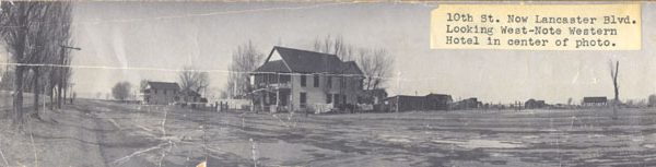 Lancaster Boulevard, looking west