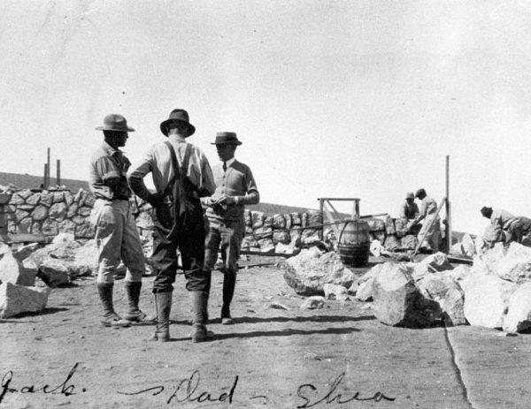 Construction of Shea's Castle,