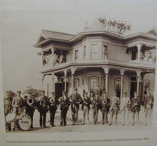 Rivera Band in front of Rivera Hotel,