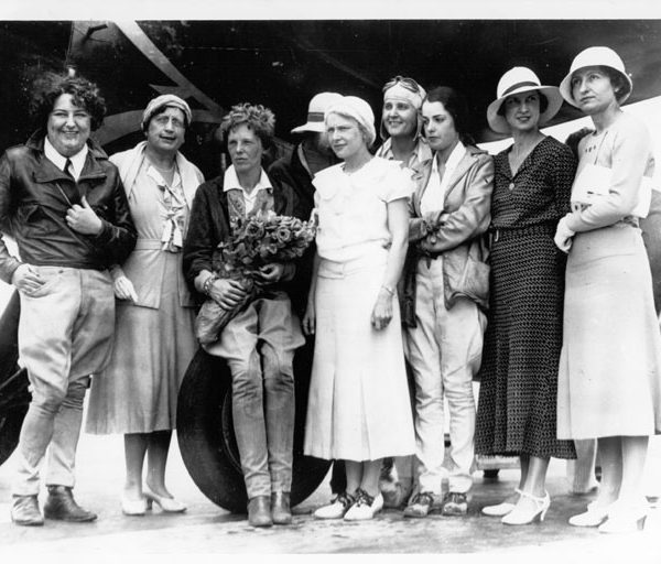 Pancho Barnes and Amelia Earhart