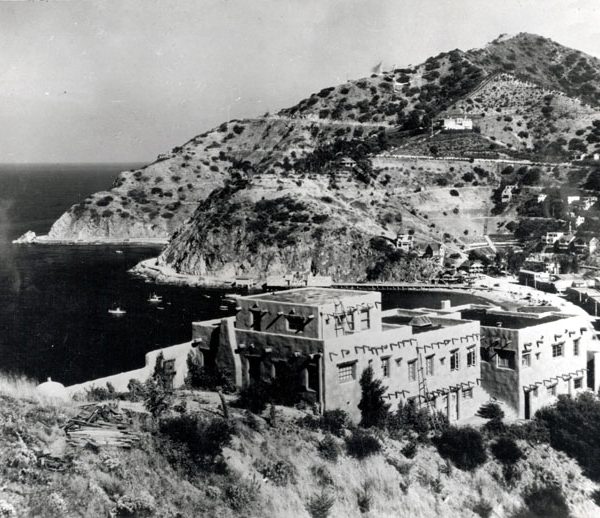 Zane Gray home overlooking Avalon Bay, c. 1930